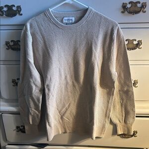 Goodfellow & Co Men's Beige Crewneck Sweater, Men’s Large